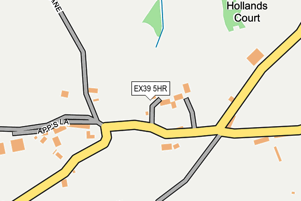 EX39 5HR map - OS OpenMap – Local (Ordnance Survey)