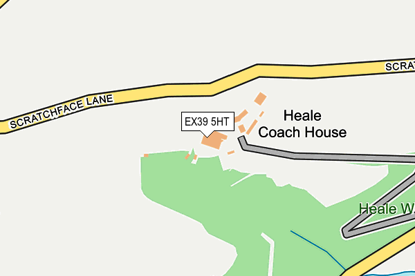 EX39 5HT map - OS OpenMap – Local (Ordnance Survey)