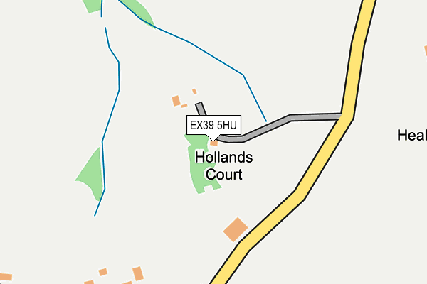 EX39 5HU map - OS OpenMap – Local (Ordnance Survey)