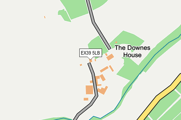 EX39 5LB map - OS OpenMap – Local (Ordnance Survey)