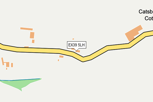EX39 5LH map - OS OpenMap – Local (Ordnance Survey)