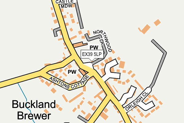 EX39 5LP map - OS OpenMap – Local (Ordnance Survey)