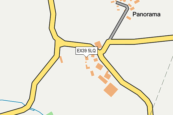 EX39 5LQ map - OS OpenMap – Local (Ordnance Survey)