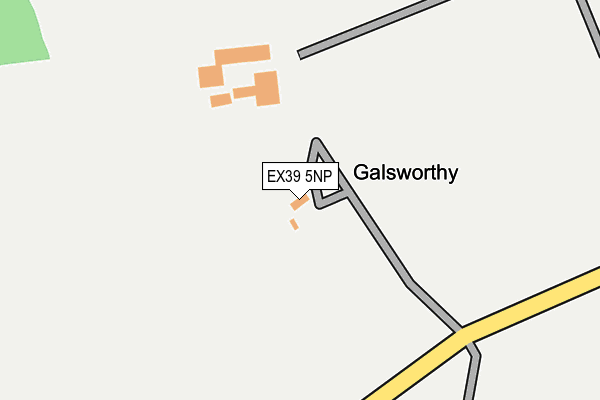 EX39 5NP map - OS OpenMap – Local (Ordnance Survey)