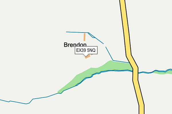 EX39 5NQ map - OS OpenMap – Local (Ordnance Survey)
