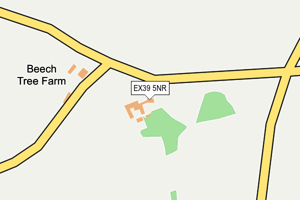 EX39 5NR map - OS OpenMap – Local (Ordnance Survey)