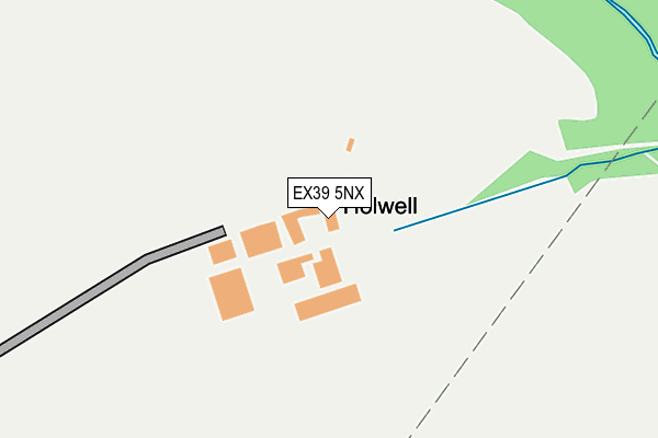 EX39 5NX map - OS OpenMap – Local (Ordnance Survey)