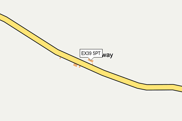 EX39 5PT map - OS OpenMap – Local (Ordnance Survey)