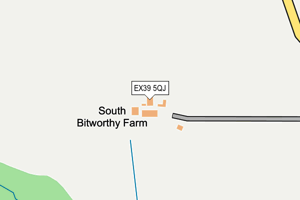 EX39 5QJ map - OS OpenMap – Local (Ordnance Survey)