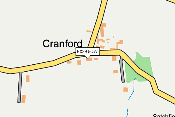 EX39 5QW map - OS OpenMap – Local (Ordnance Survey)