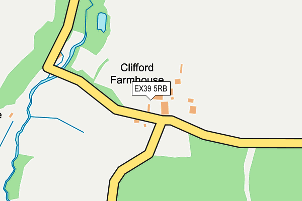 EX39 5RB map - OS OpenMap – Local (Ordnance Survey)