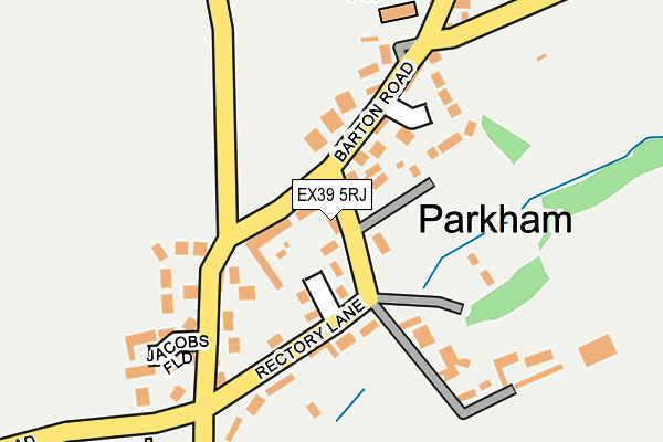 EX39 5RJ map - OS OpenMap – Local (Ordnance Survey)