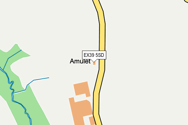 EX39 5SD map - OS OpenMap – Local (Ordnance Survey)