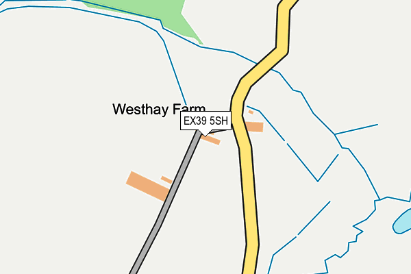 EX39 5SH map - OS OpenMap – Local (Ordnance Survey)