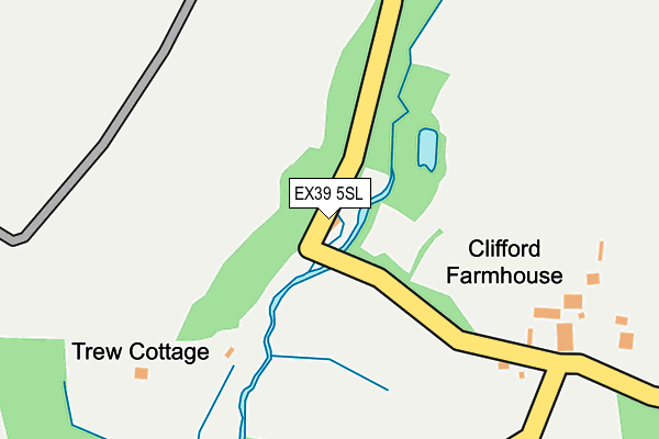 EX39 5SL map - OS OpenMap – Local (Ordnance Survey)