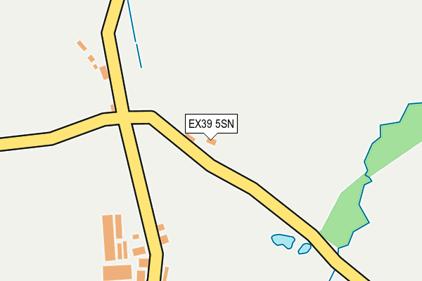 EX39 5SN map - OS OpenMap – Local (Ordnance Survey)