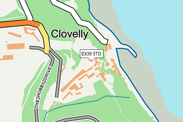 EX39 5TD map - OS OpenMap – Local (Ordnance Survey)