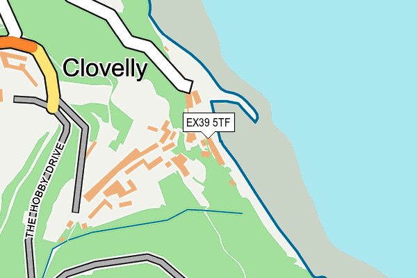 EX39 5TF map - OS OpenMap – Local (Ordnance Survey)