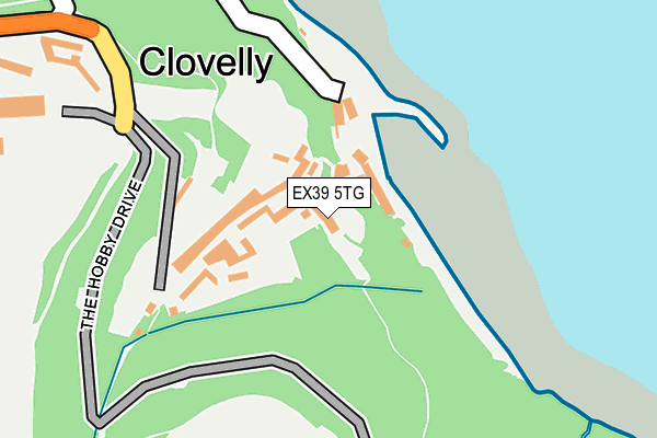 EX39 5TG map - OS OpenMap – Local (Ordnance Survey)