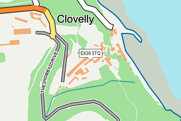 EX39 5TQ map - OS OpenMap – Local (Ordnance Survey)