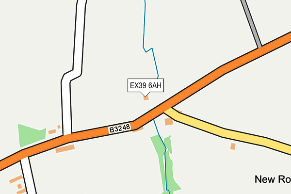 EX39 6AH map - OS OpenMap – Local (Ordnance Survey)