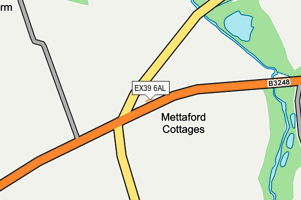 EX39 6AL map - OS OpenMap – Local (Ordnance Survey)