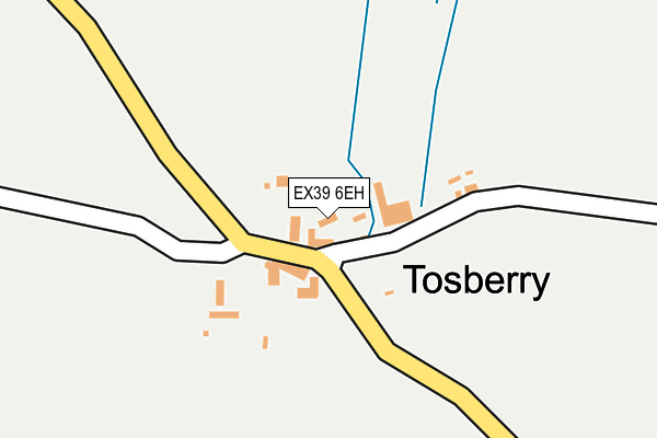 EX39 6EH map - OS OpenMap – Local (Ordnance Survey)