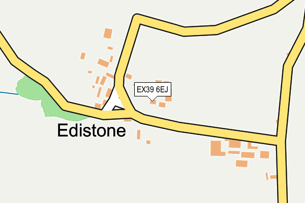 EX39 6EJ map - OS OpenMap – Local (Ordnance Survey)