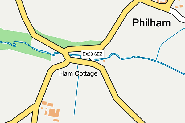 EX39 6EZ map - OS OpenMap – Local (Ordnance Survey)