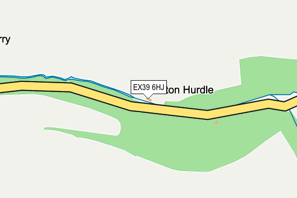 EX39 6HJ map - OS OpenMap – Local (Ordnance Survey)