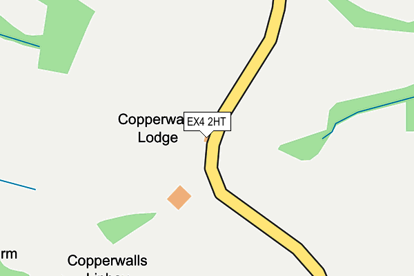 EX4 2HT map - OS OpenMap – Local (Ordnance Survey)