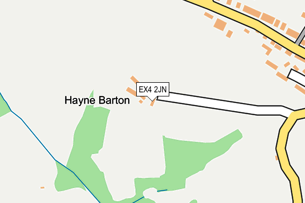 EX4 2JN map - OS OpenMap – Local (Ordnance Survey)