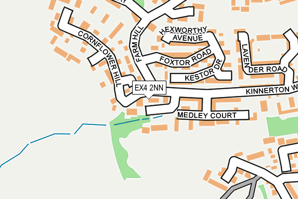 EX4 2NN map - OS OpenMap – Local (Ordnance Survey)