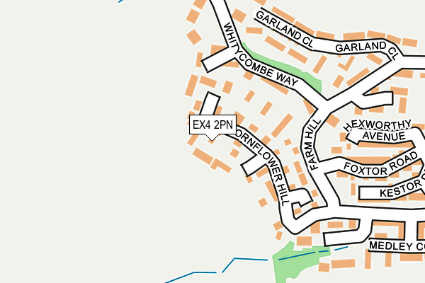 EX4 2PN map - OS OpenMap – Local (Ordnance Survey)