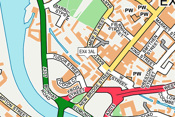EX4 3AL map - OS OpenMap – Local (Ordnance Survey)