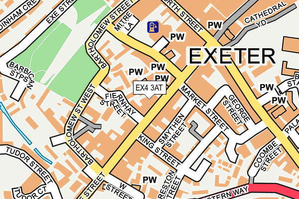 Map of EVOLUTION (EXETER) LTD at local scale