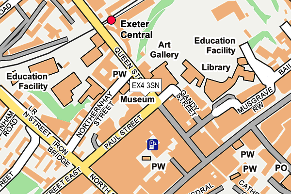 Map of HIGHFIELD COURT AND ASHLEY HOUSE EXMOUTH (MANAGEMENT) LIMITED at local scale