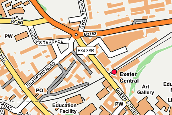 Map of EST 1954 RECORDS LTD at local scale
