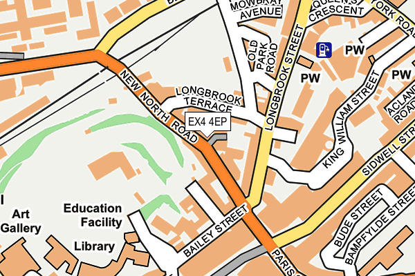 Map of EXON TECH LIMITED at local scale