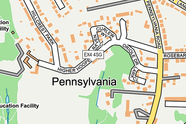 EX4 4SG map - OS OpenMap – Local (Ordnance Survey)