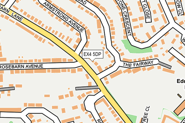 EX4 5DP map - OS OpenMap – Local (Ordnance Survey)
