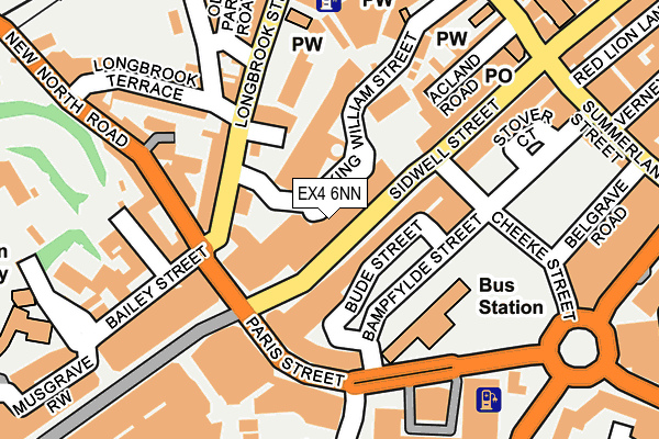 EX4 6NN map - OS OpenMap – Local (Ordnance Survey)