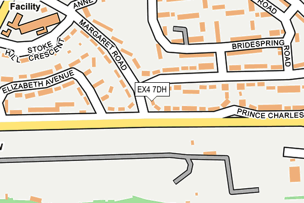 EX4 7DH map - OS OpenMap – Local (Ordnance Survey)