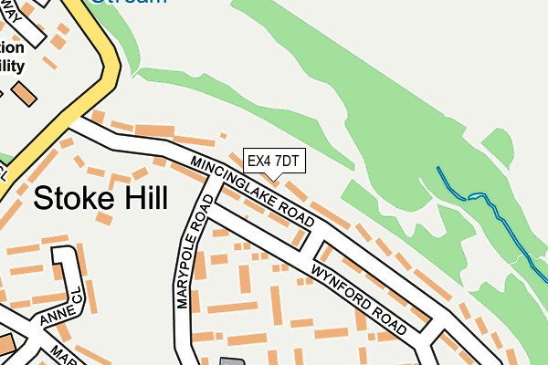 EX4 7DT map - OS OpenMap – Local (Ordnance Survey)