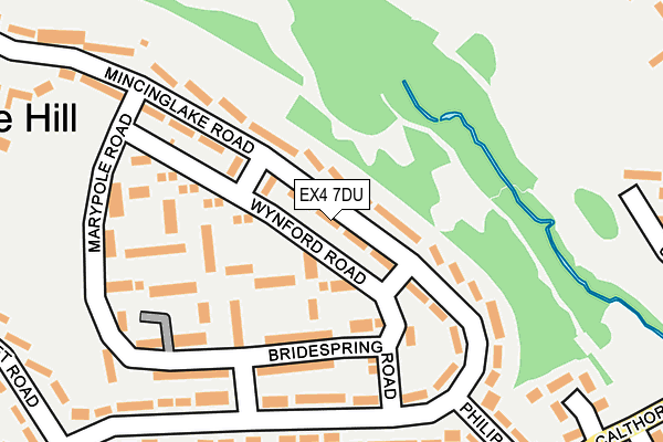 EX4 7DU map - OS OpenMap – Local (Ordnance Survey)