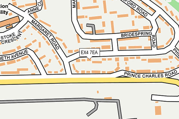EX4 7EA map - OS OpenMap – Local (Ordnance Survey)