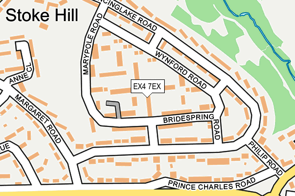 EX4 7EX map - OS OpenMap – Local (Ordnance Survey)