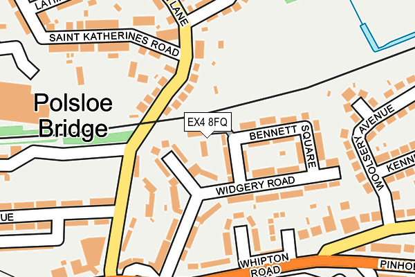 EX4 8FQ map - OS OpenMap – Local (Ordnance Survey)