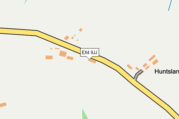 EX4 9JJ map - OS OpenMap – Local (Ordnance Survey)