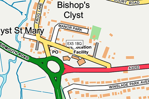 EX5 1BQ map - OS OpenMap – Local (Ordnance Survey)